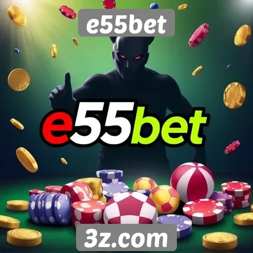 Variedade de jogos disponíveis no e55bet
